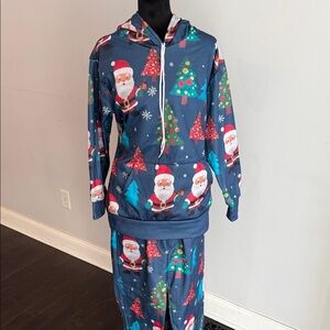 Festive Santa Kids Pajama Set